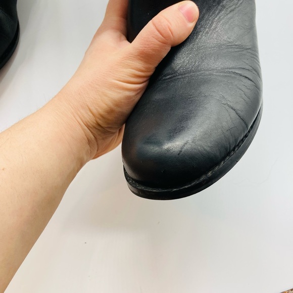 Matisse Tall Black Leather Boots - Picture 7 of 13